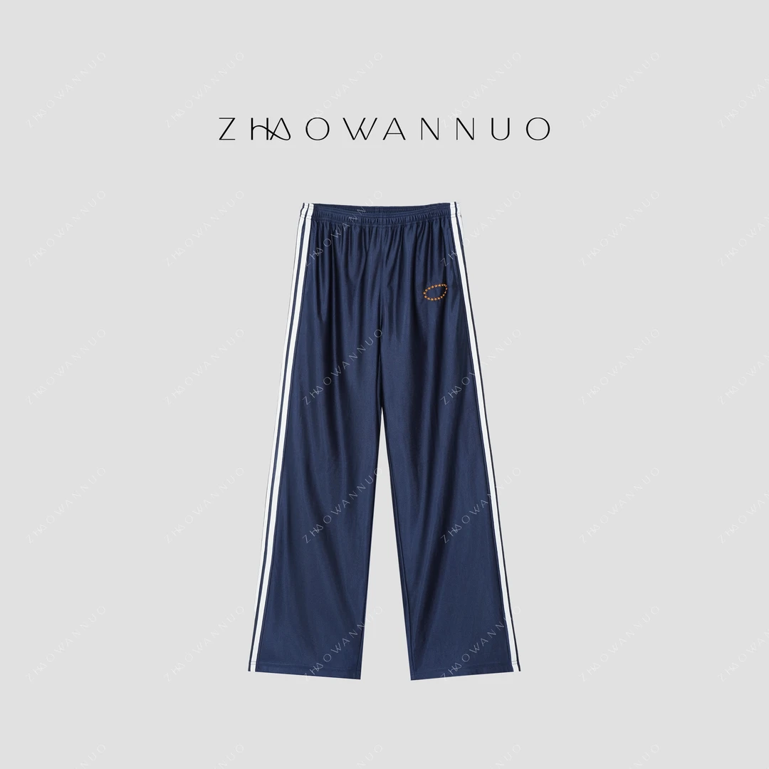 ZHAO WANNUO 丨 25春夏丝光垂感运动休闲裤NC0193