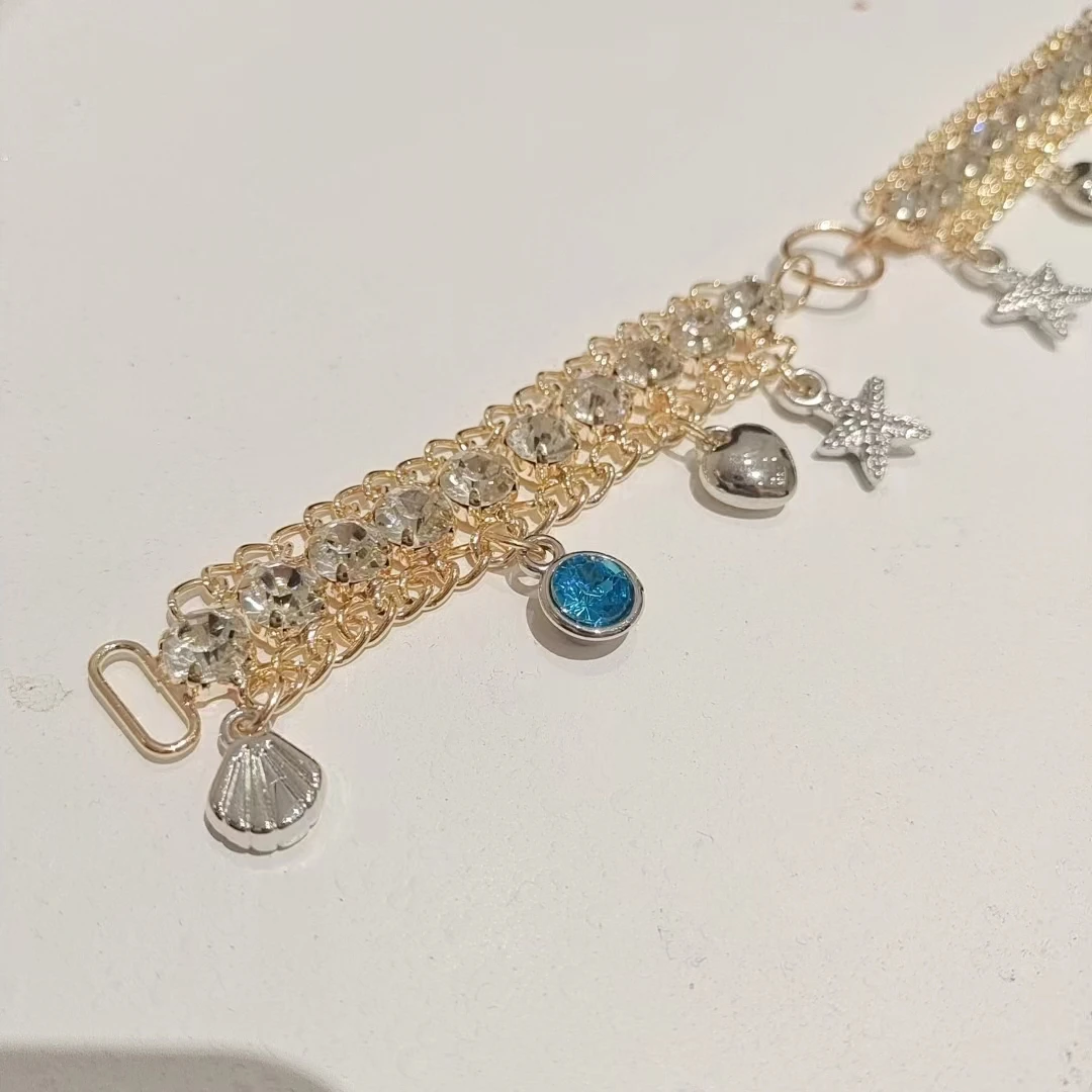 多型水钻金色链条diy辅料ss306