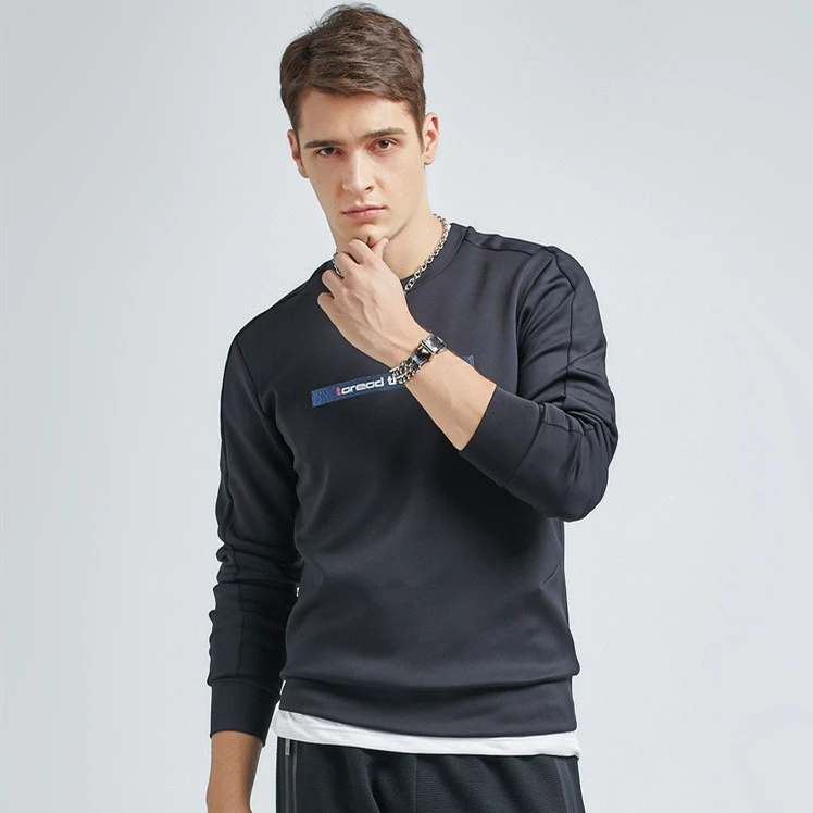 TOREAD/探路者长袖T恤春秋户外男士运动旅行舒适休闲卫衣圆领