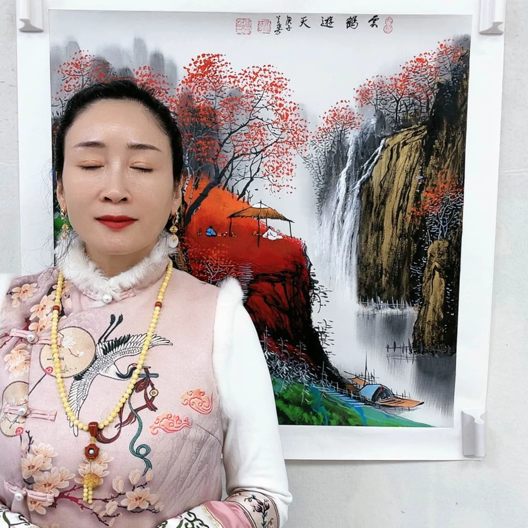 【闪购商品】书法大红袍真迹康兰芳作品