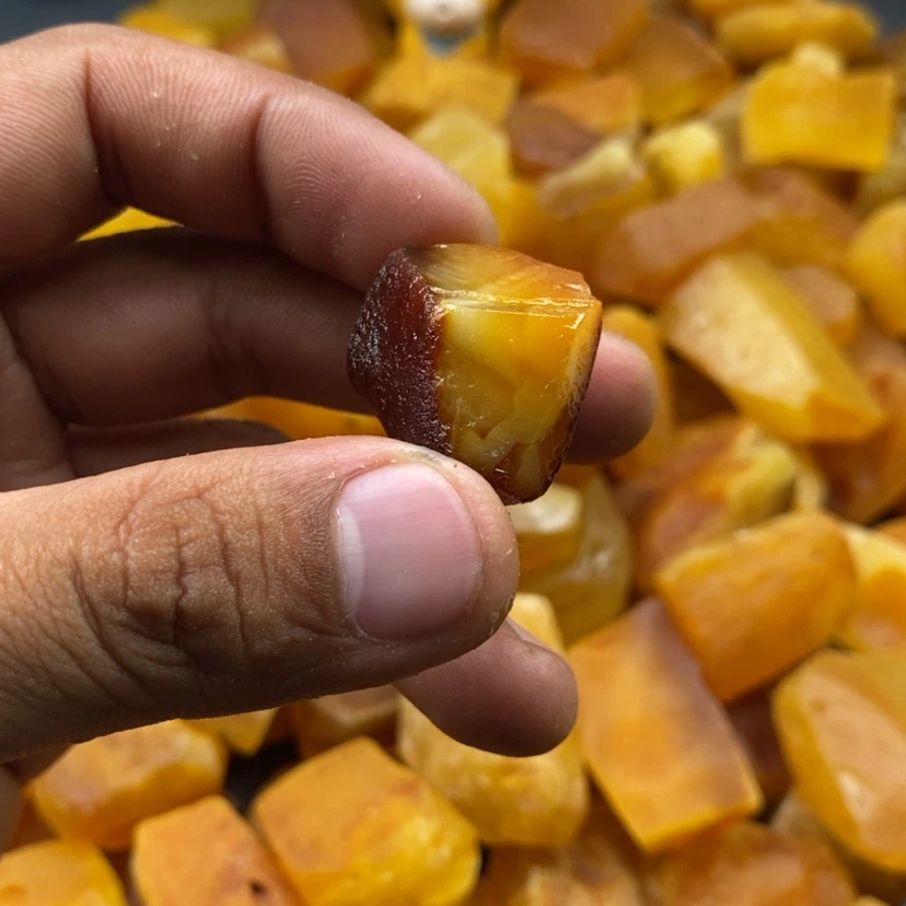 【闪购商品】定制琥珀未镶嵌想**边