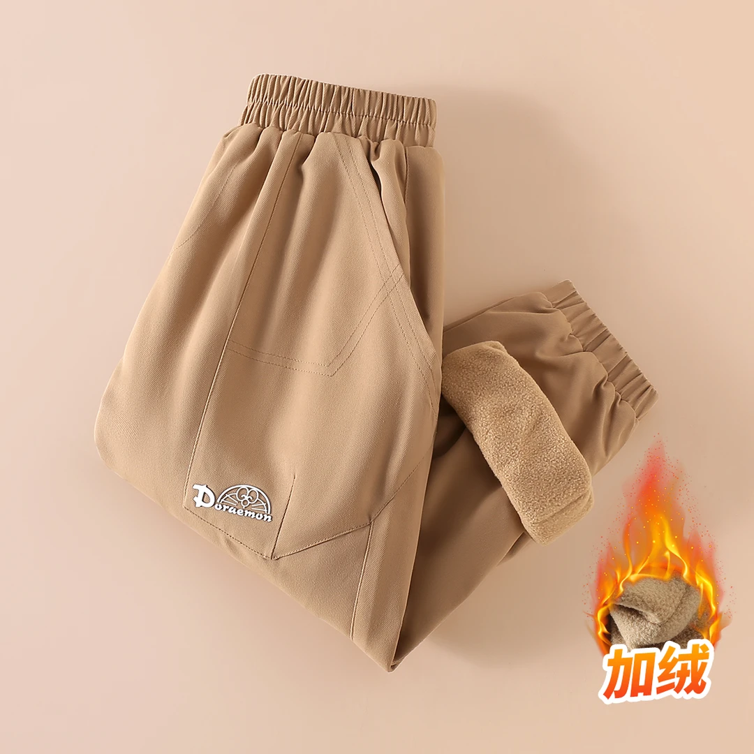 男童加绒裤子冬加厚休闲裤打底加绒裤时尚百搭打底裤D9131L35033