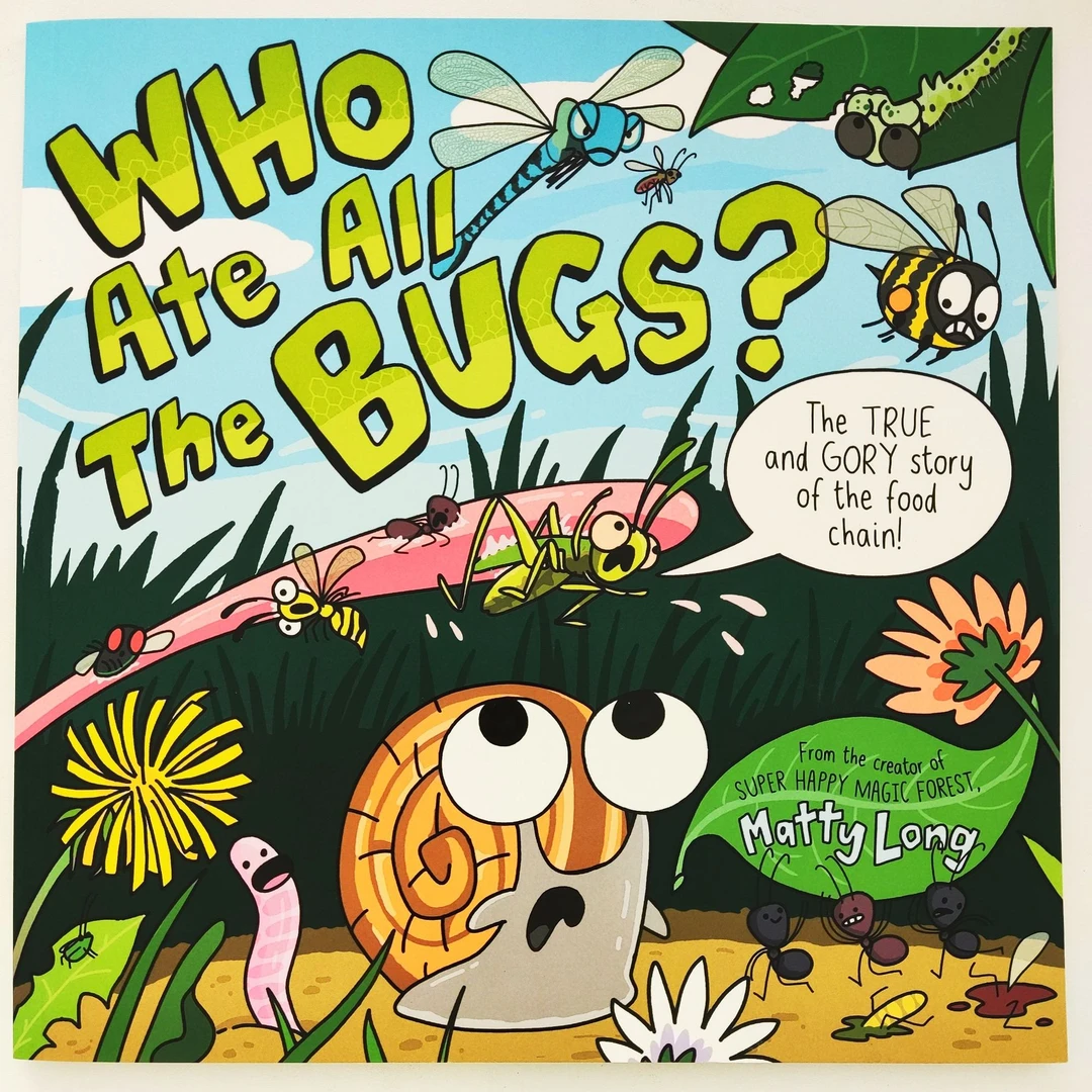 【店铺】牛津绘本 谁吃了那些虫子 who ate all the bugs昆虫食物链