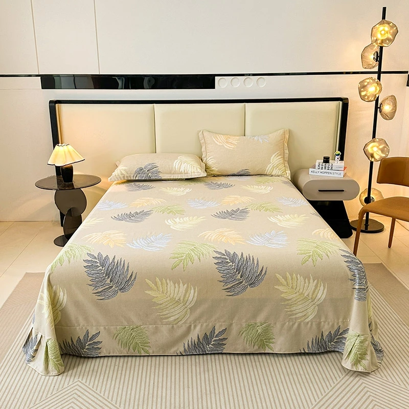 A类母婴级全棉加厚磨毛圆角床单单件亲肤舒适学生宿舍单人被单