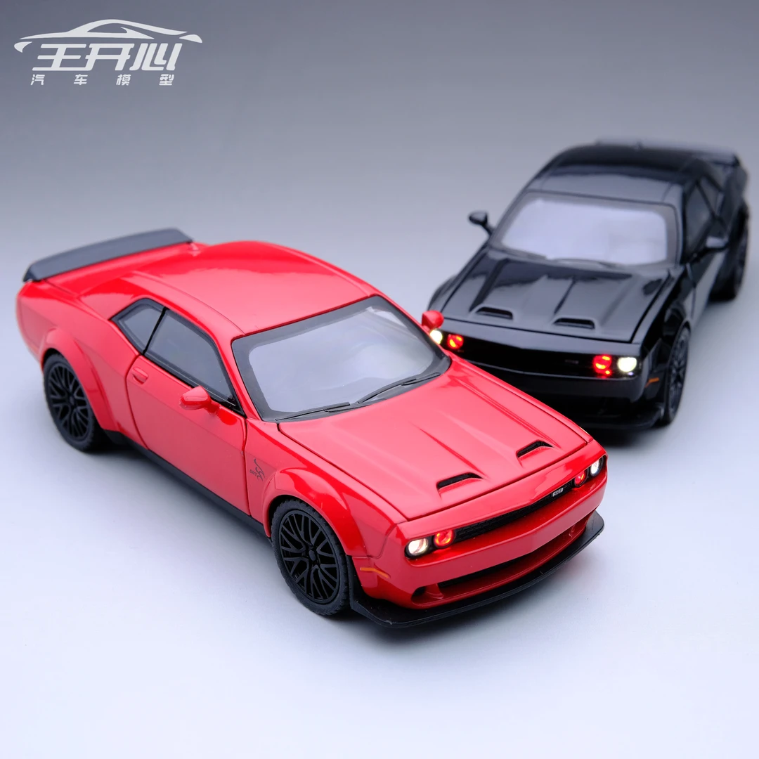 道奇地狱猫 SRT 汽车模型 合金材质 纪念展示送礼仿真玩具摆件