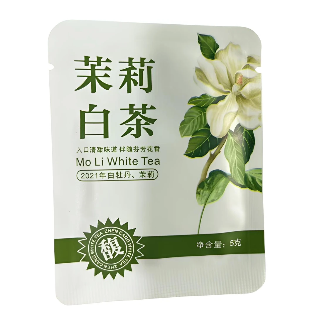 【茉莉白茶】2023年普洱茶白茶小薄片