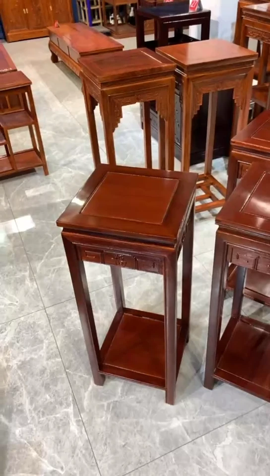 【闪购商品】花梨木类成套家具红花梨32*78花架微瑕处理不退不换