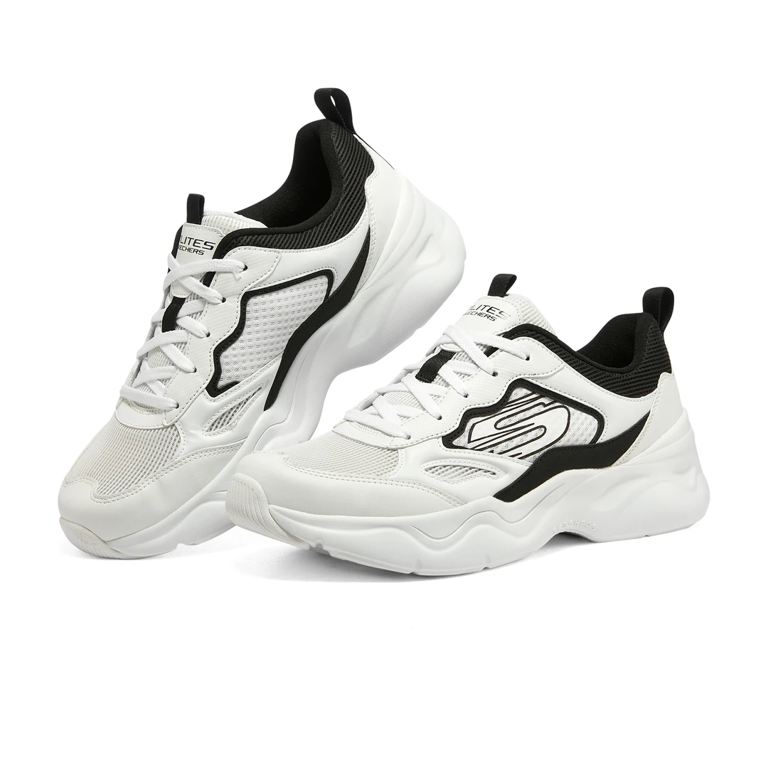 Skechers斯凯奇男鞋夏季男子跑步轻便熊猫鞋时尚舒适老爹鞋894088