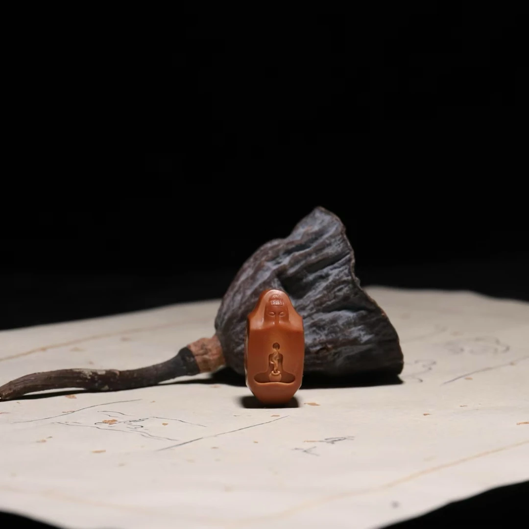 《云水静心》方器！纯手工雕刻！浮华-无相佛！精工单籽！