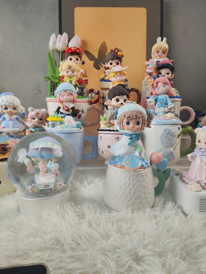 diy奶油胶创意礼品正版颜色摆件可爱卧室女孩陶瓷潮玩玄关车载