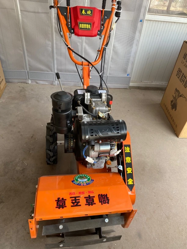 173柴油4驱电启动微耕机