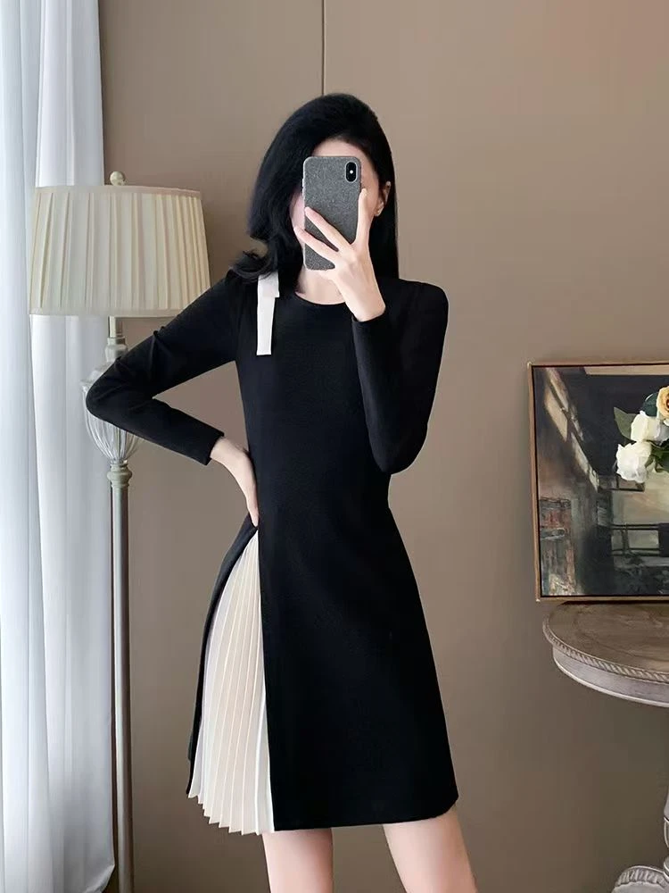 801到1000  认  默认瑕疵NO退换拼接连衣裙女