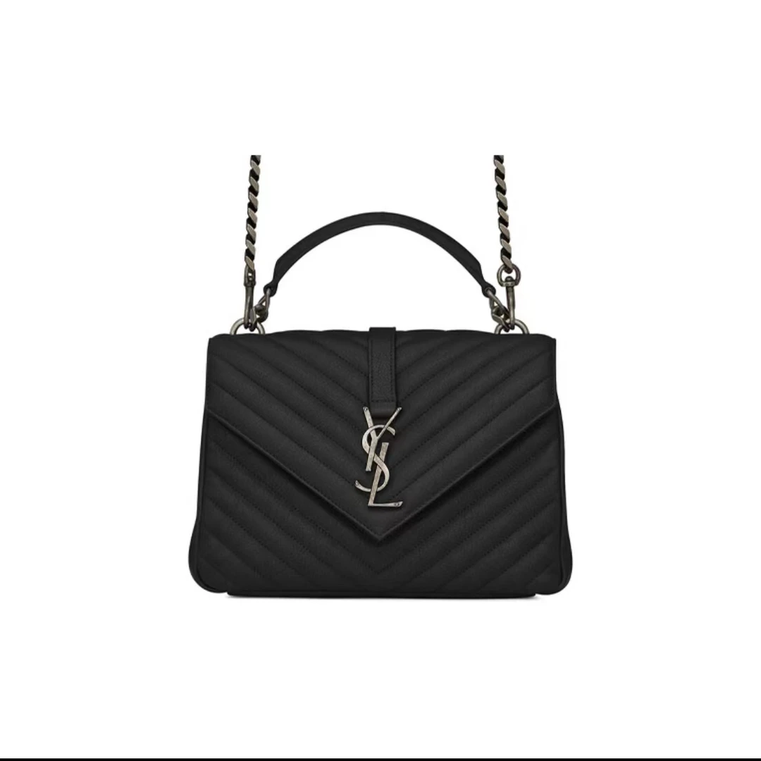 99新 YSL/圣罗兰 圣罗兰邮差银色