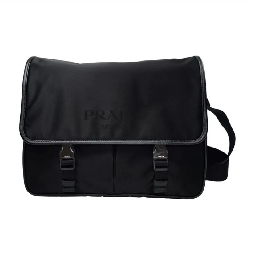 99新 Prada/普拉达 普拉达黑色邮差