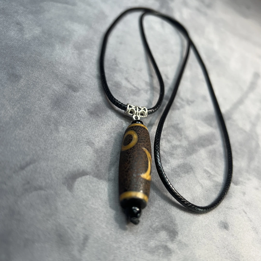 藏式经典日月星吊坠项链