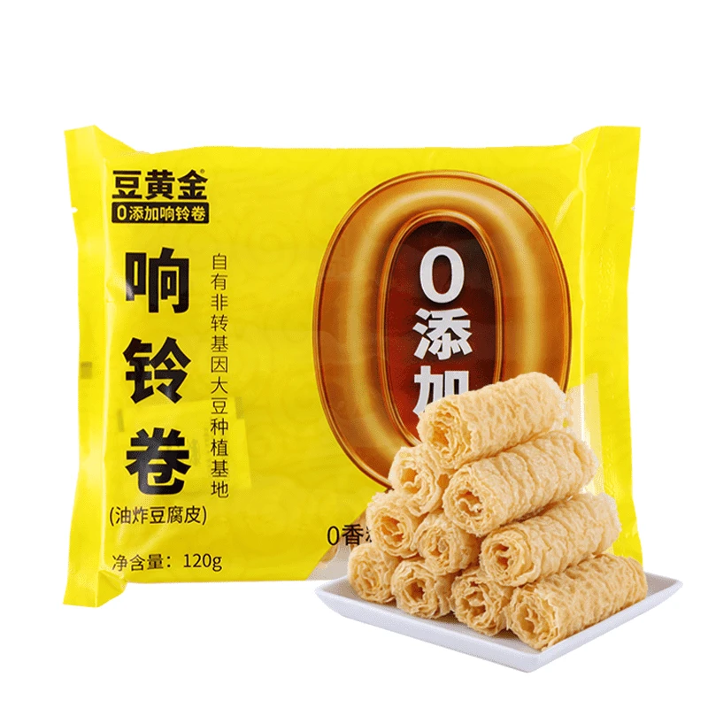 豆黄金酥脆爆汁响铃卷120g*5袋油炸浓郁即食添加美味产品制品保存