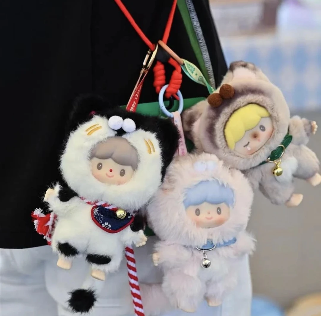 卓大王—我的小猫系列搪胶毛绒盲盒治愈猫猫潮玩手办