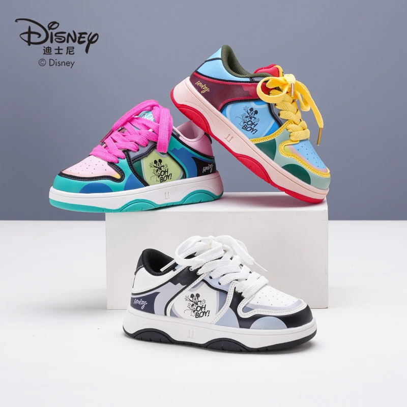 迪士尼2025年时尚轻奢经典涂鸦板鞋百搭低帮轻便休闲鞋DS1586941