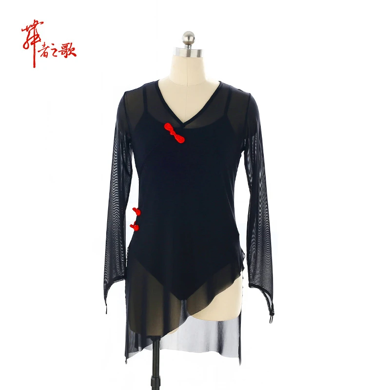 福利款古典舞弹力纱衣现代舞练功服芭蕾舞蹈上衣成人艺考瑜伽服装
