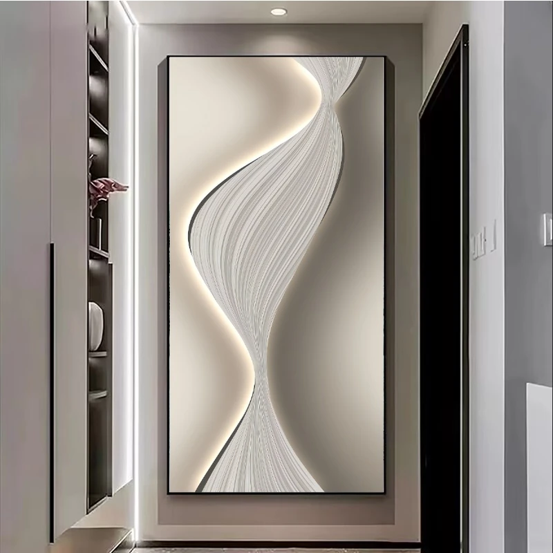 《甄选升级》前程似锦现代简约背景玄关走廊轻奢晶瓷镶钻满钻装饰画