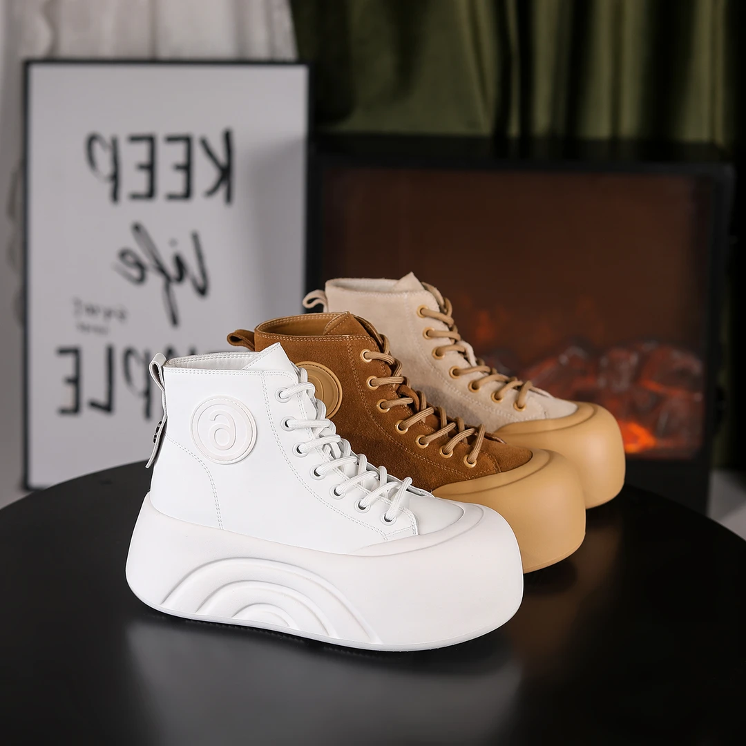 【现货·曼波】 时尚厚底增高6cm潮流百搭女士休闲鞋329-19