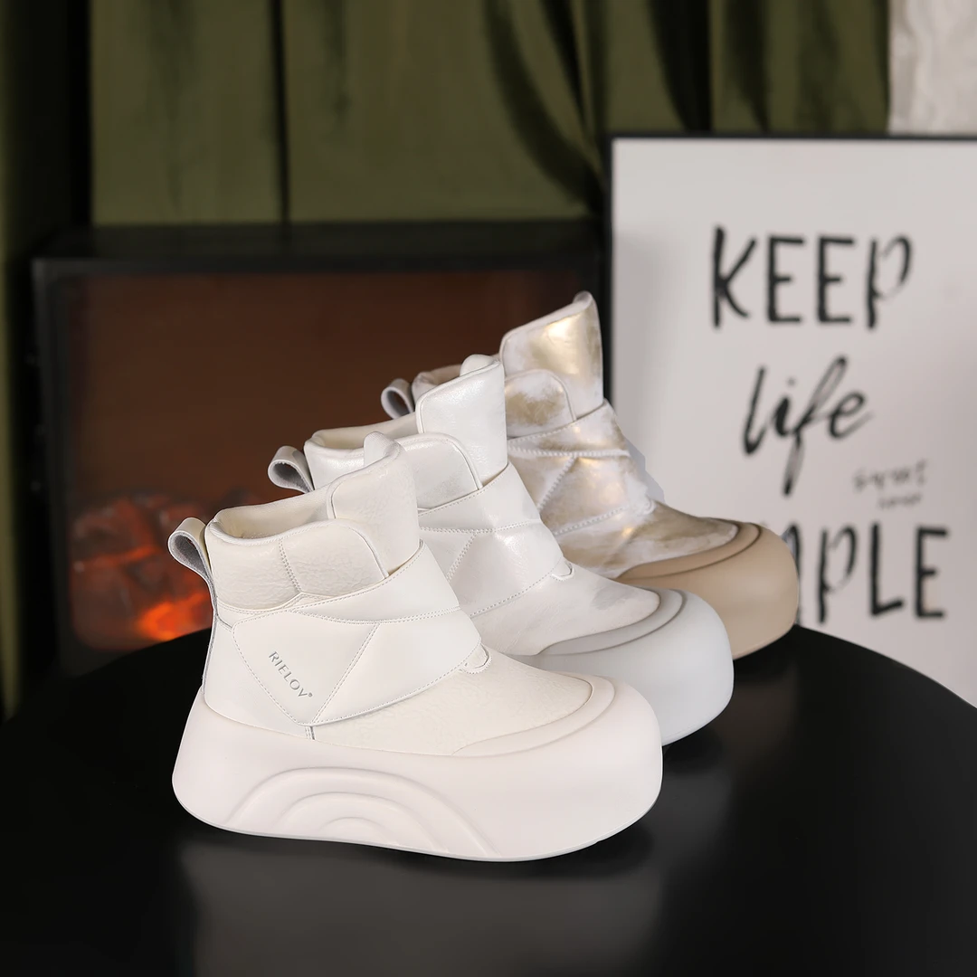 【RIELOV●初雪】增高6cm时尚潮流百搭女士休闲鞋10M838