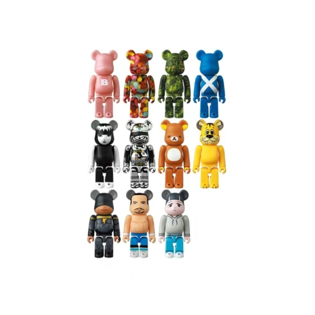 bearbrick  24.9区域积木熊盲盒（拆盒确定款） 3件起包u