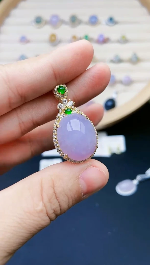 【闪购商品】翡翠颈饰银S925镶嵌1111111
