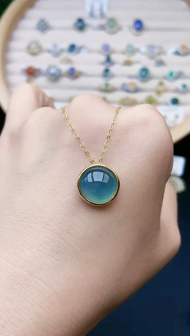 【闪购商品】翡翠颈饰银S925镶嵌11111111