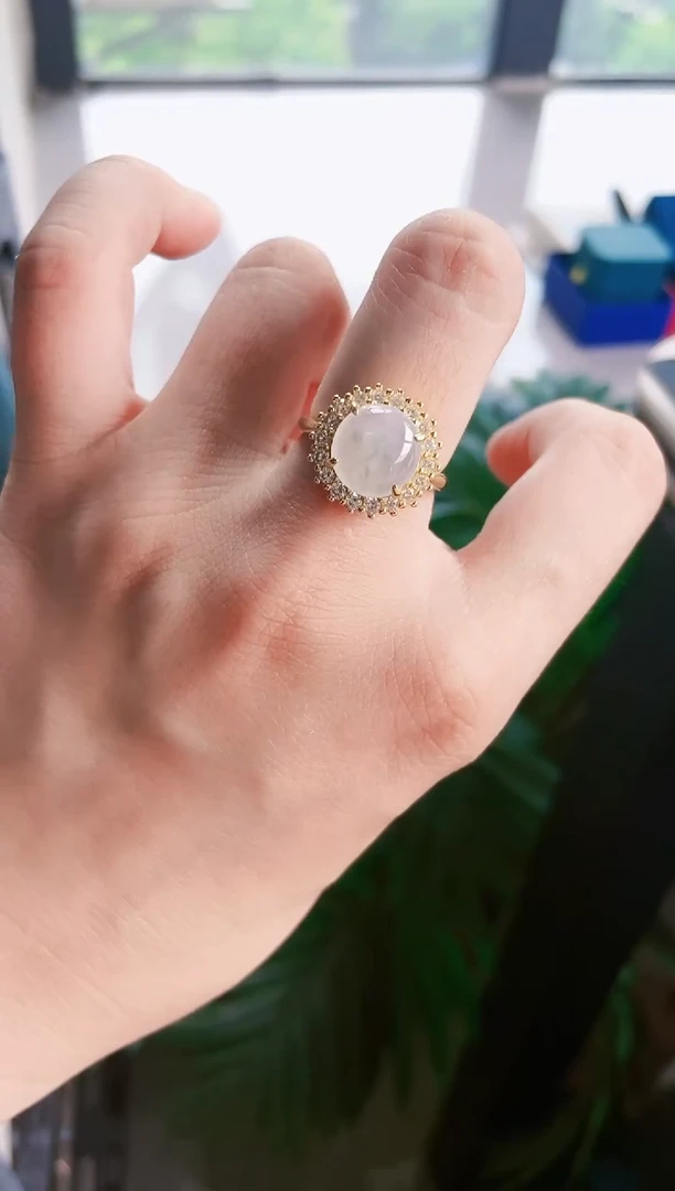 【闪购商品】翡翠戒指银S925镶嵌111111