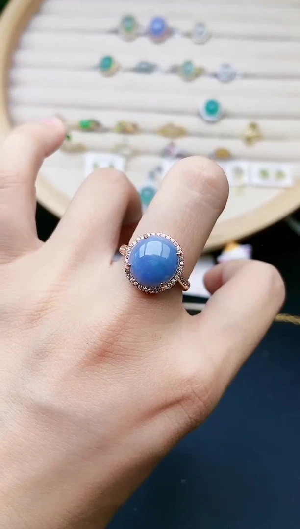 【闪购商品】翡翠戒指银S925镶嵌11111111