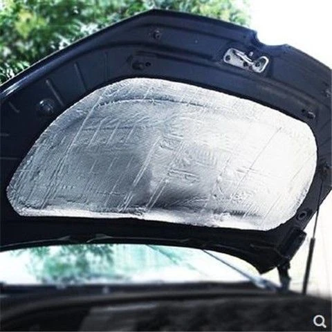 汽车隔音隔热棉全车通用自粘发动机引擎盖防火耐高温消音降噪加厚