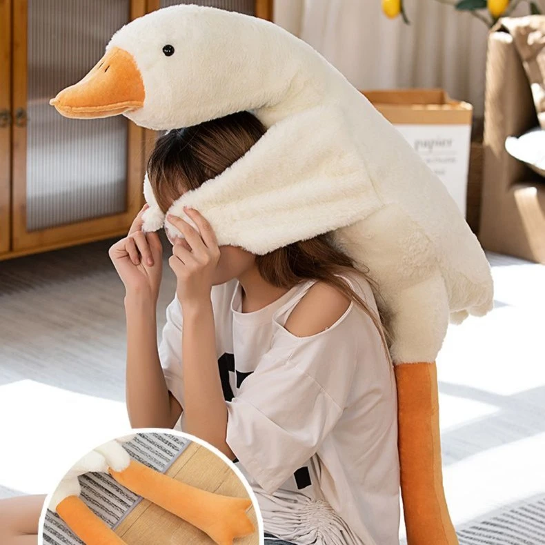 小畔小家【收到有质量问题联系客服包处理满意】1.3m网红大白鹅抱枕