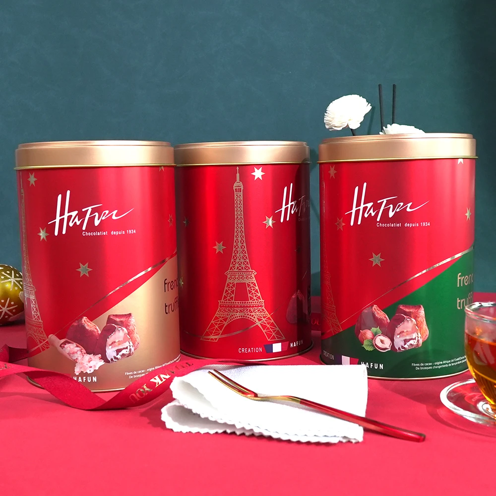 法国进口曼斯HAFUN哈梵松露巧克力榛子原味年货糖果新年零食盒装