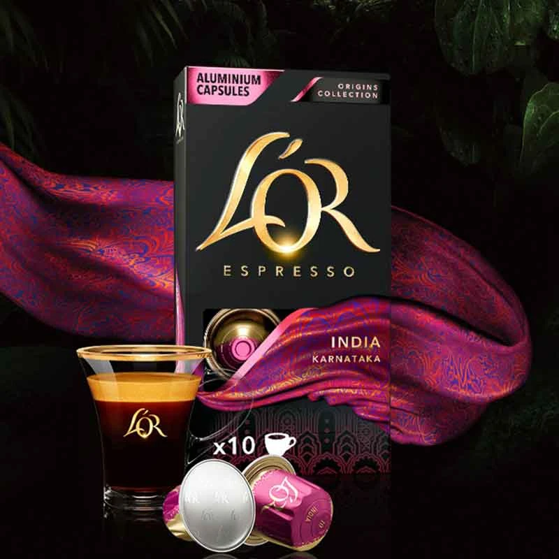 法国进口Lor胶囊黑咖啡-卡纳塔克1盒/10粒-浓度10