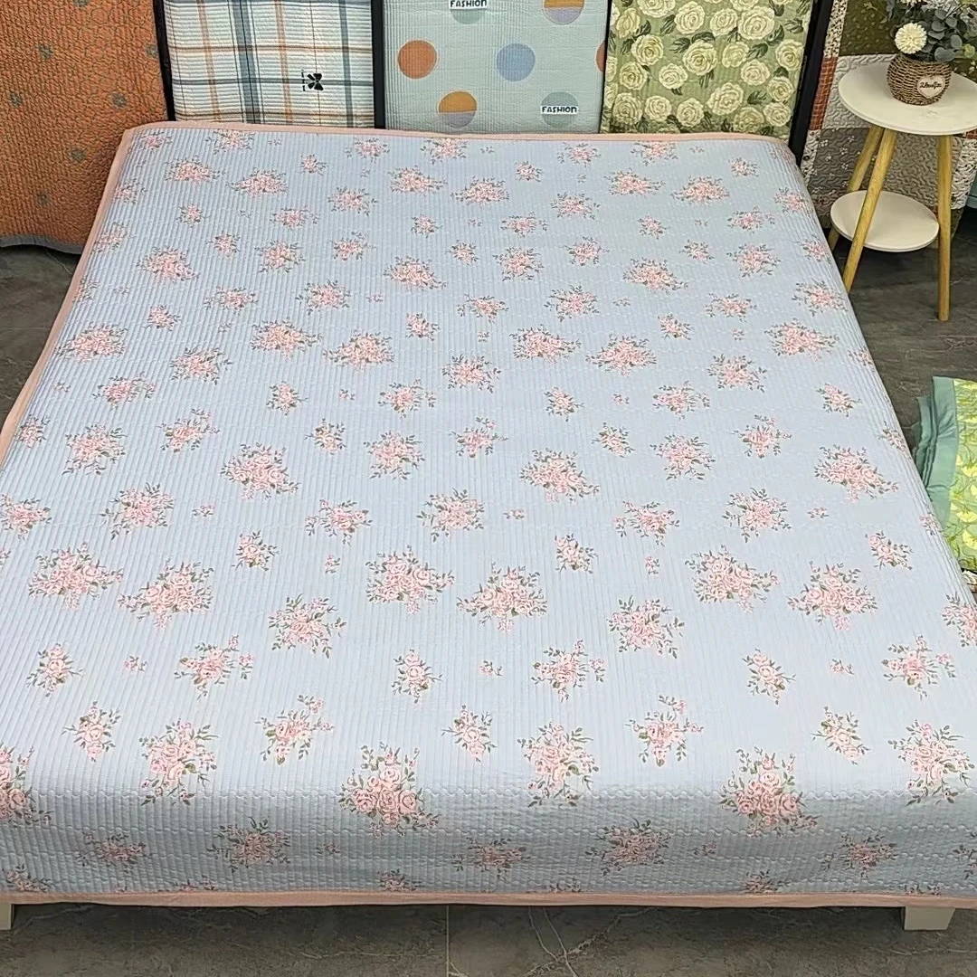 2*2.3米 四季亲肤原浆棉床盖《浪漫蓝》