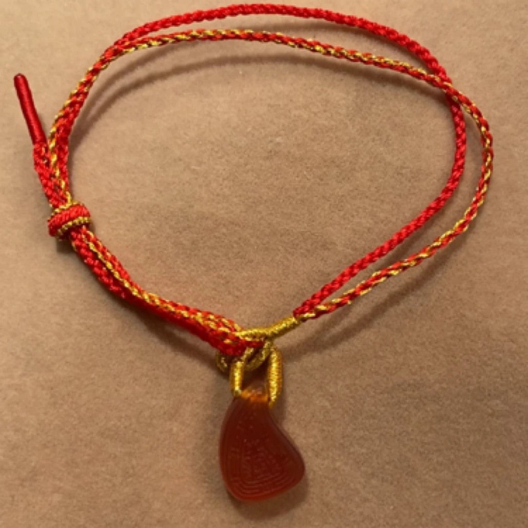 双层红桃粿玛瑙手绳