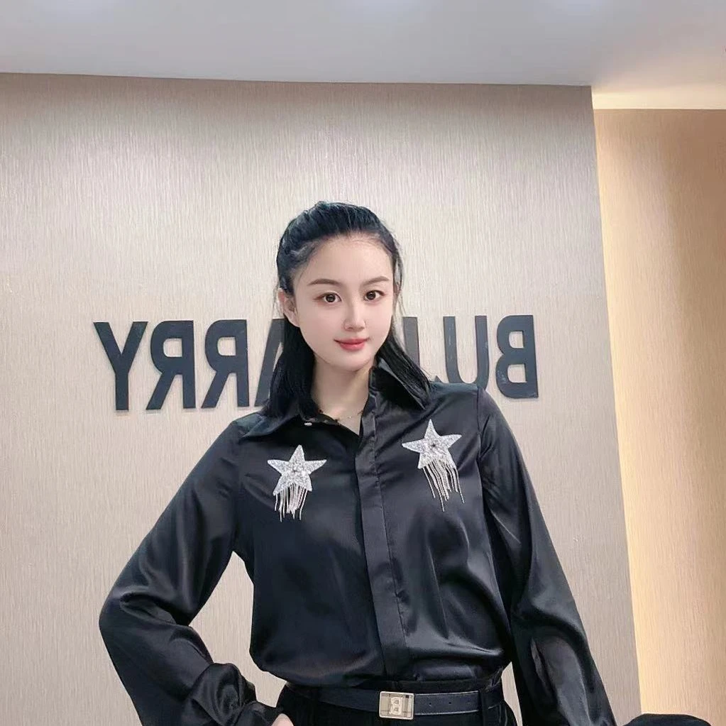 2025春夏新款休闲长袖常规显瘦气质时尚百搭潮流6480