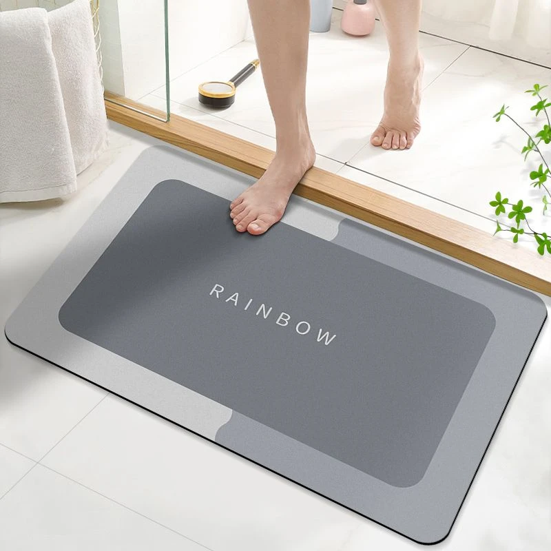 软地垫硅藻泥速干浴室卫生间门口吸水防滑脚垫子洗手间厕所小地毯
