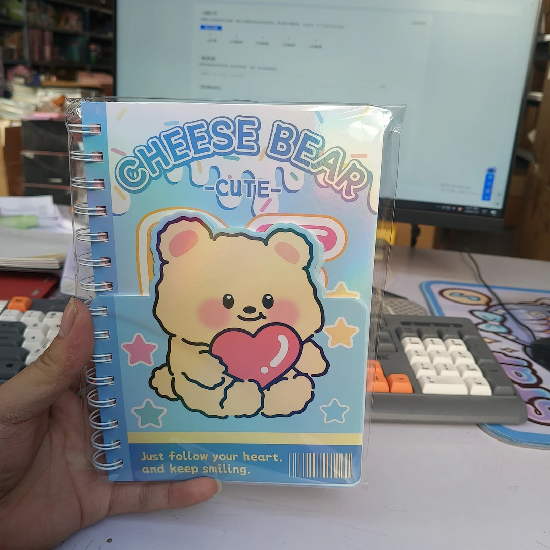 芝士小熊造型线圈本