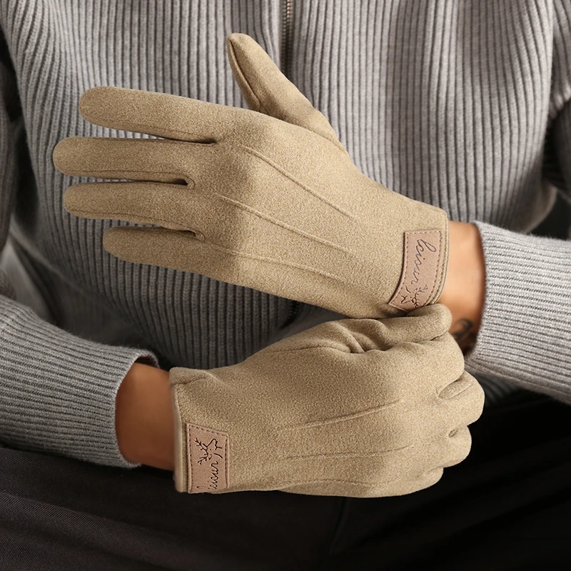 手套男士秋冬韩版防风保暖防寒骑车学生加绒加厚保暖可触屏时尚