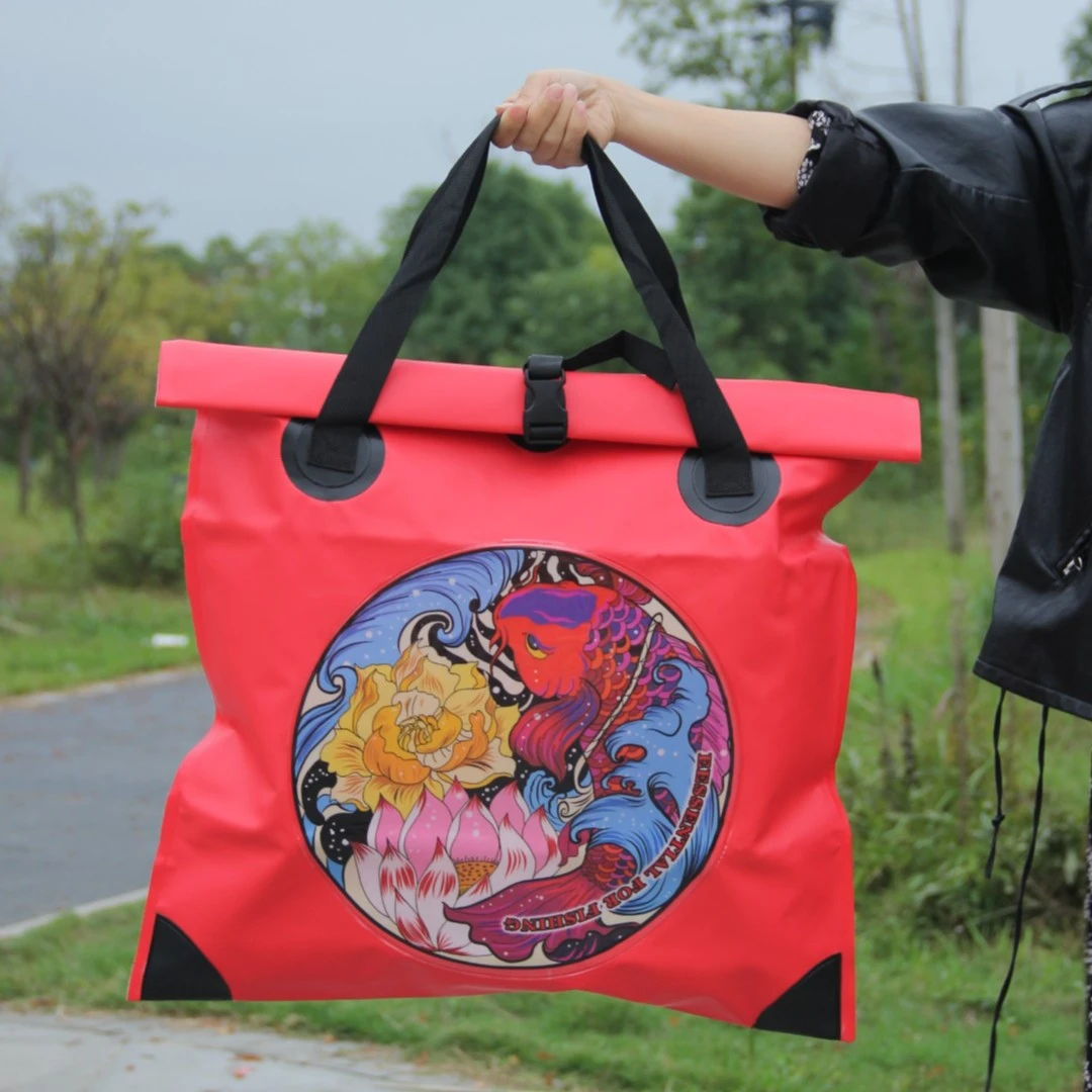 鱼护包手提袋钓鱼防水耐磨折叠便携加厚多功能活鱼袋装鱼袋鱼护袋