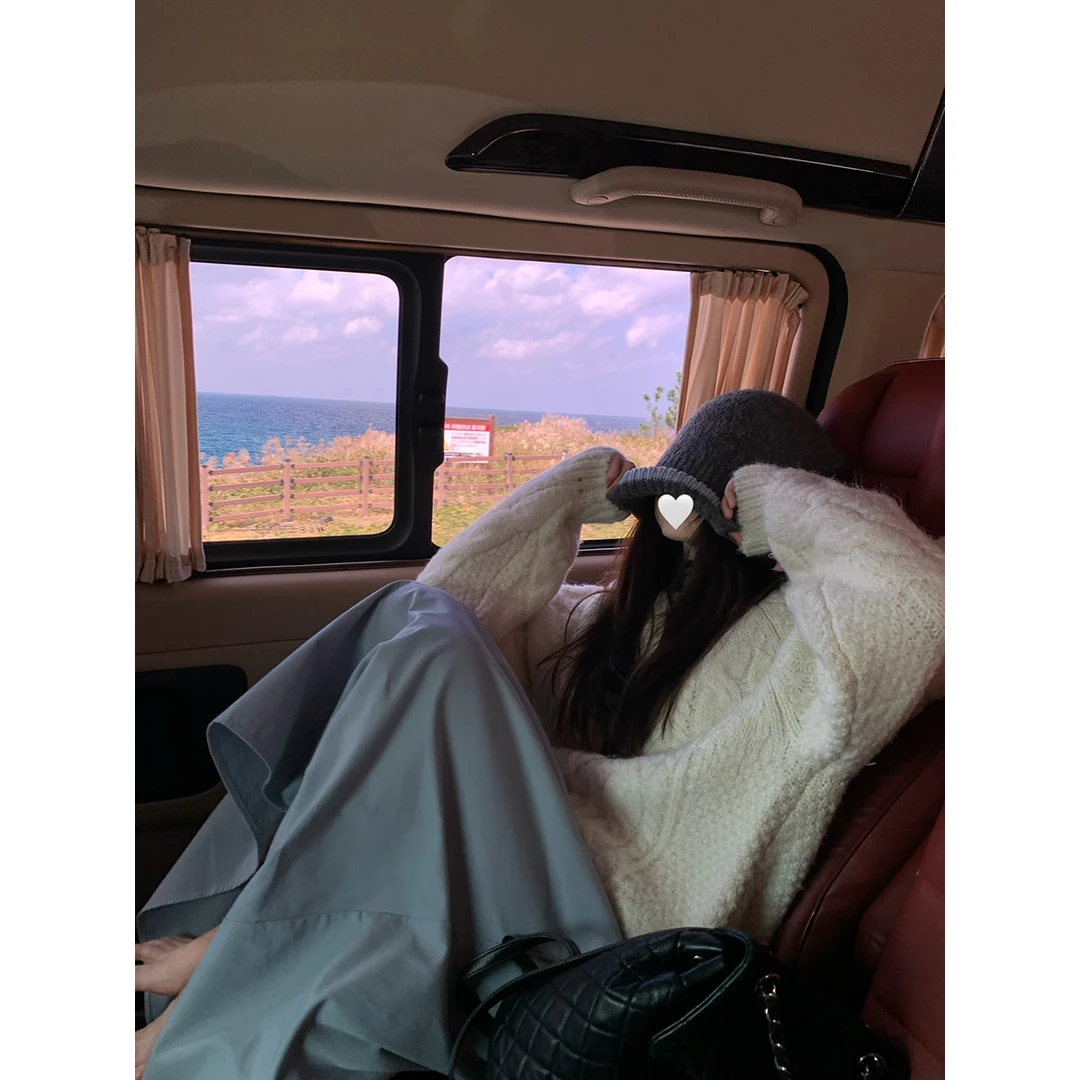 挪威夜幕 麻花圆领毛衣 SUNNYDAND