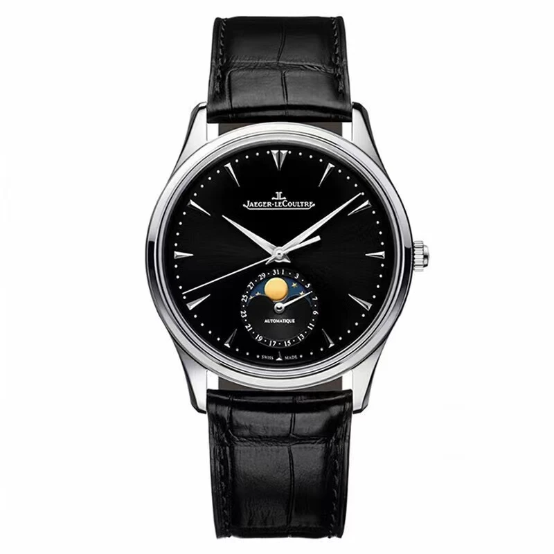 99新 Jaeger-LeCoultre/积家 大师系列/气质/男士/时尚/轻奢黑盘