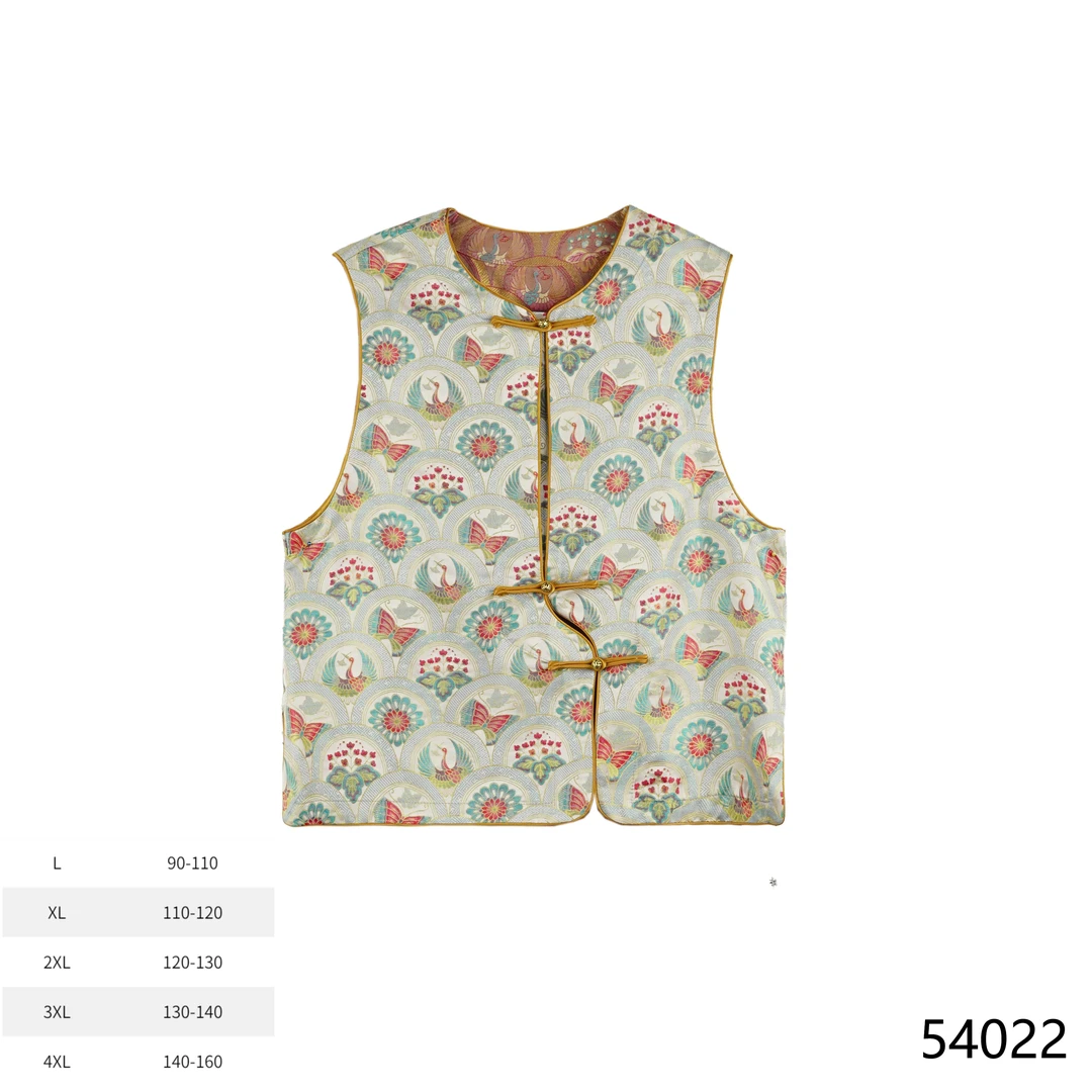 LN 2025春夏新款时尚朝花夕拾中国风设计师版马甲 54022