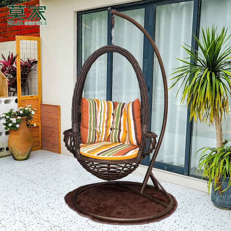 【莫家品牌】吊篮PE仿藤椅别墅庭院花园防晒防水户外摇篮椅结实耐用