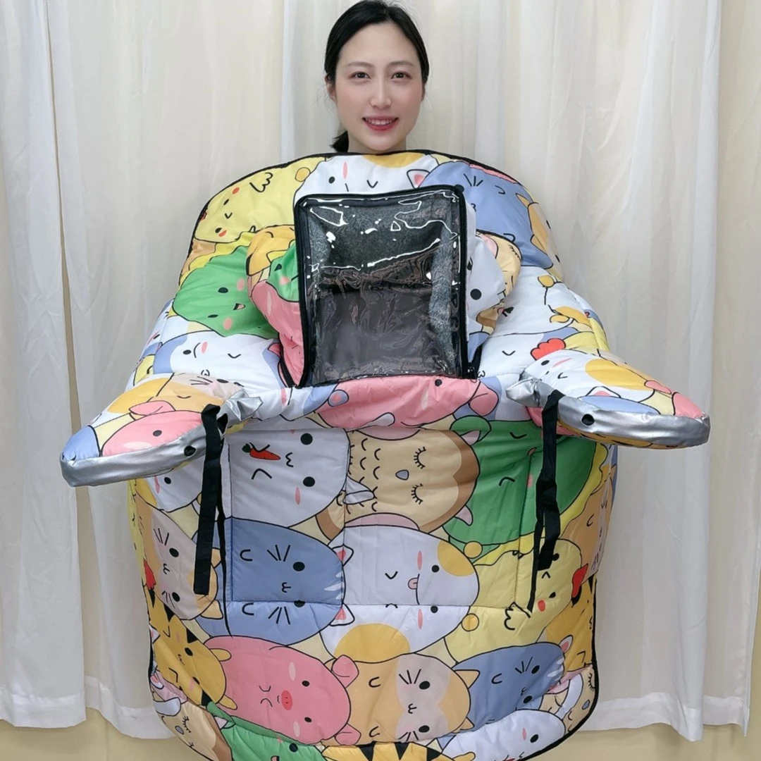 冬季加厚加绒亲子款挡风被带透明天窗冬款加大款挡风罩子母通用