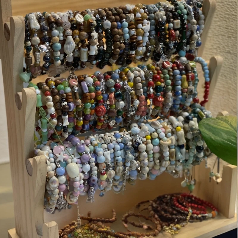 合金陶瓷手链 陶瓷手串随机