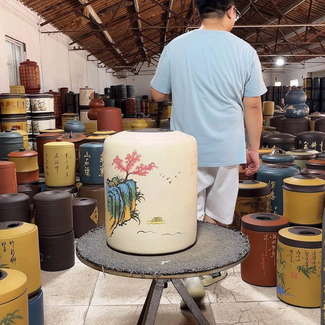 紫砂茶叶罐茶叶罐