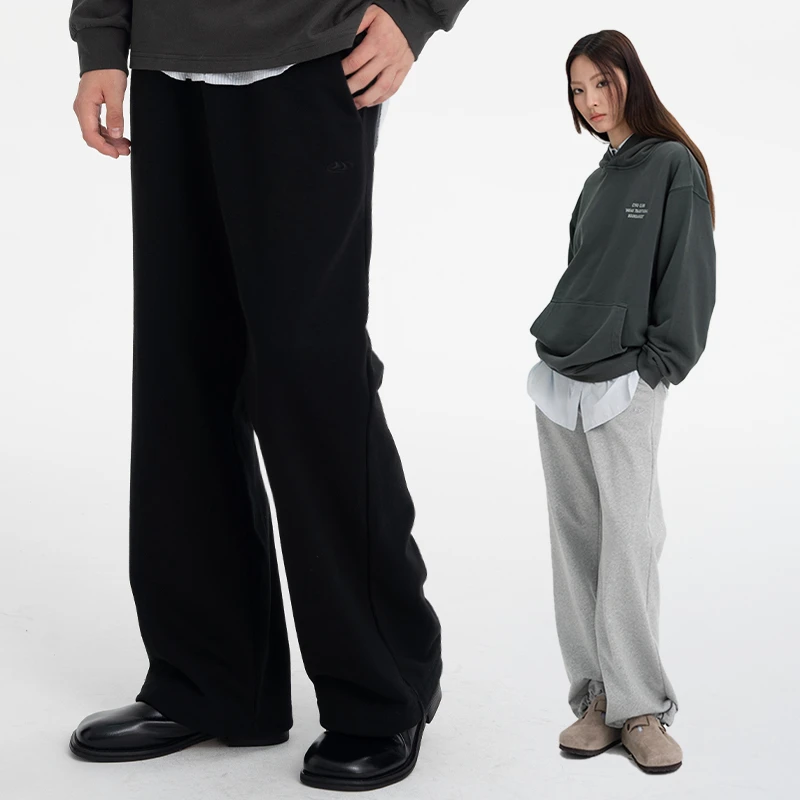 CONTRAFIEN通勤百搭运动纯色直筒休闲裤 亲肤舒适垂感高街卫裤